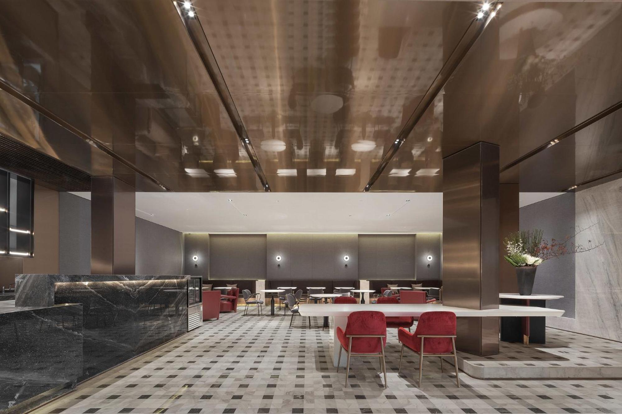 Holiday Inn Shanghai Huaxia By Ihg - Overlooking City Scenery At Sky View Restaurant Eksteriør bilde